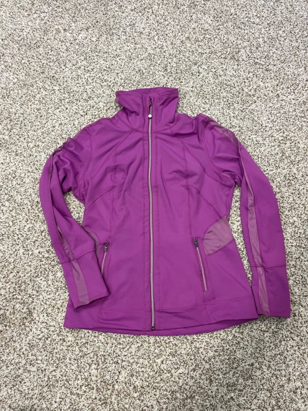 Tangerine Magenta Full-Zip Utility Jacket